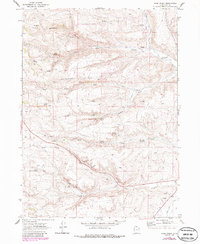 1969 Map of Sage Creek, Rich County, UT — High-Res, 1986 Print | Pastmaps